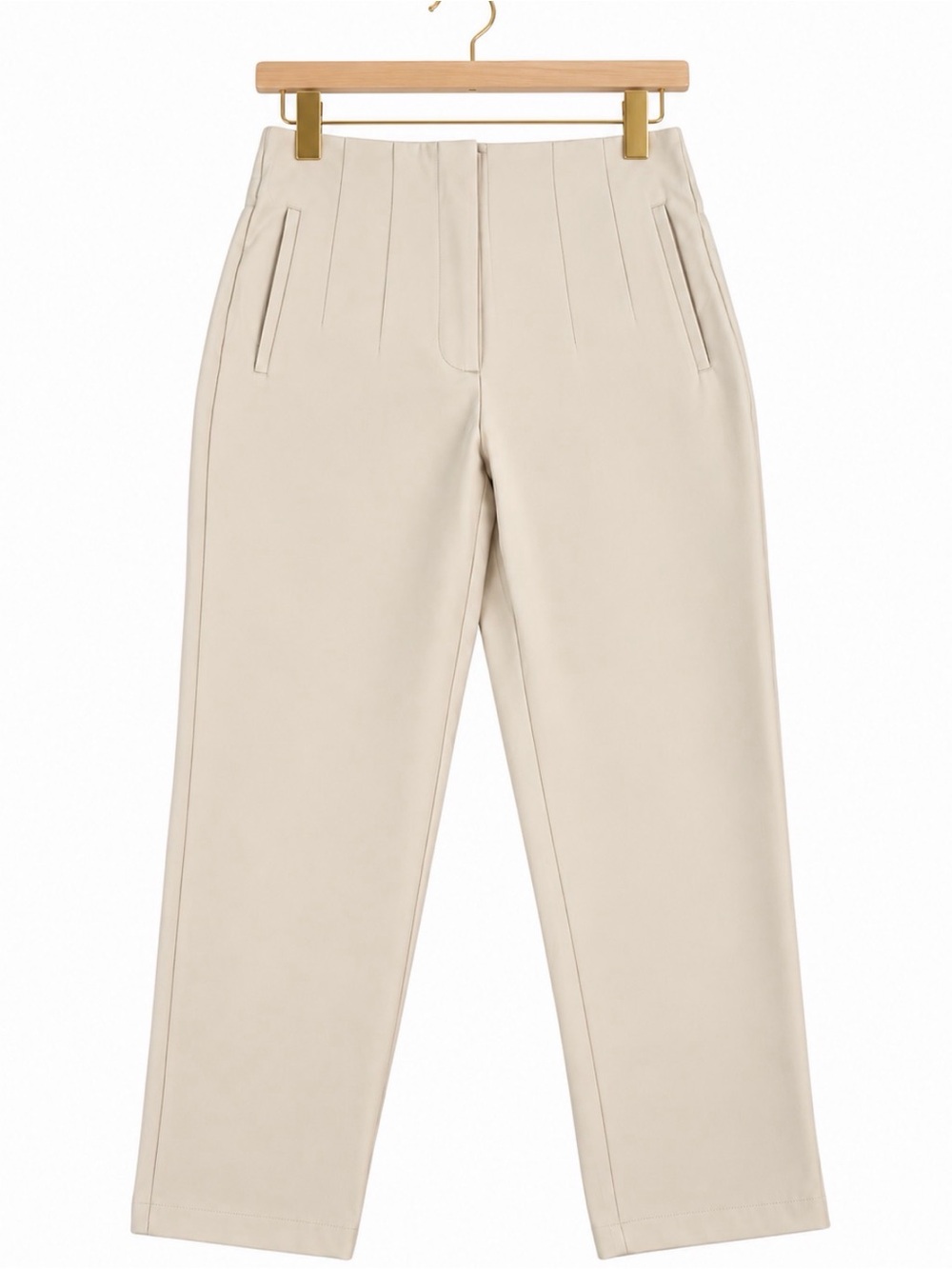 Tailored Cream Dress Pants